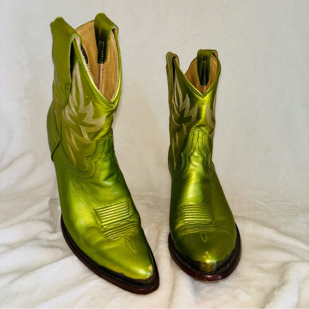 Idyllwind Lime Retro Green Ankle Booties Miranda Lambert